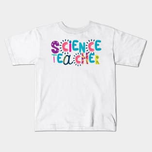 Cute Science Teacher Gift Idea Back to School Kids T-Shirt